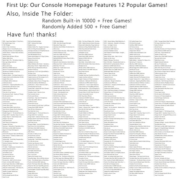 5.1inch Video Game Console Handheld Game Players Double Rocker 8GB Memory Carousel 2