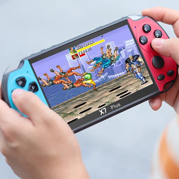 5.1inch Video Game Console Handheld Game Players Double Rocker 8GB Memory Carousel 9