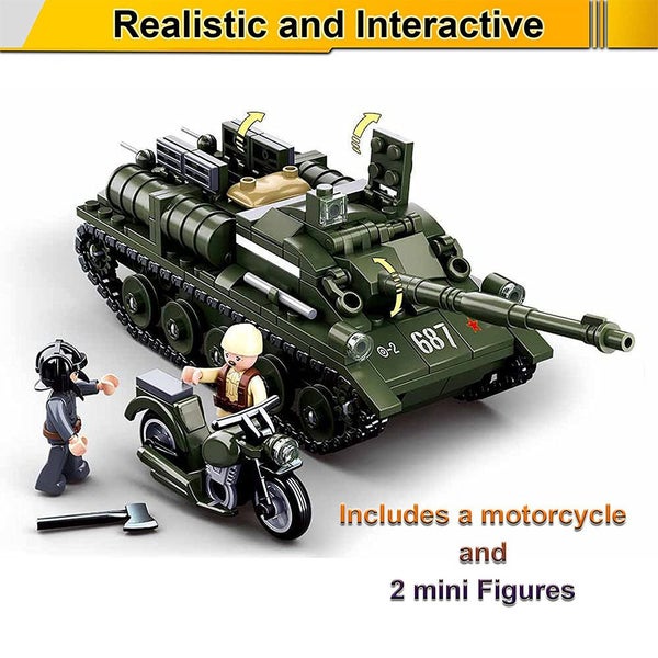 Army Series Building Blocks Set with 2 Soldier Carousel 2