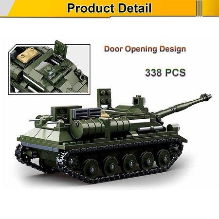 Army Series Building Blocks Set with 2 Soldier Carousel 1