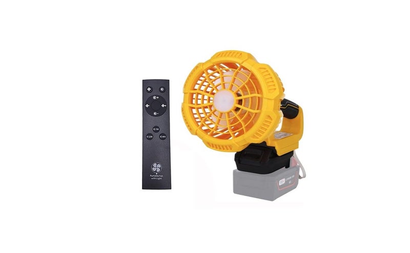 PTN 18V 20V FAN Compatible Dewalt + LED Flashlight USB Power Charger LED Work Carousel 1