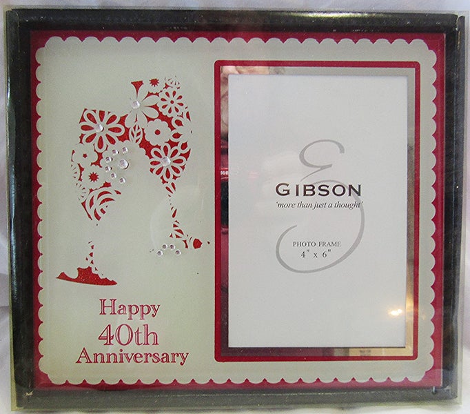 Happy 40th Anniversary photo frame Carousel 2