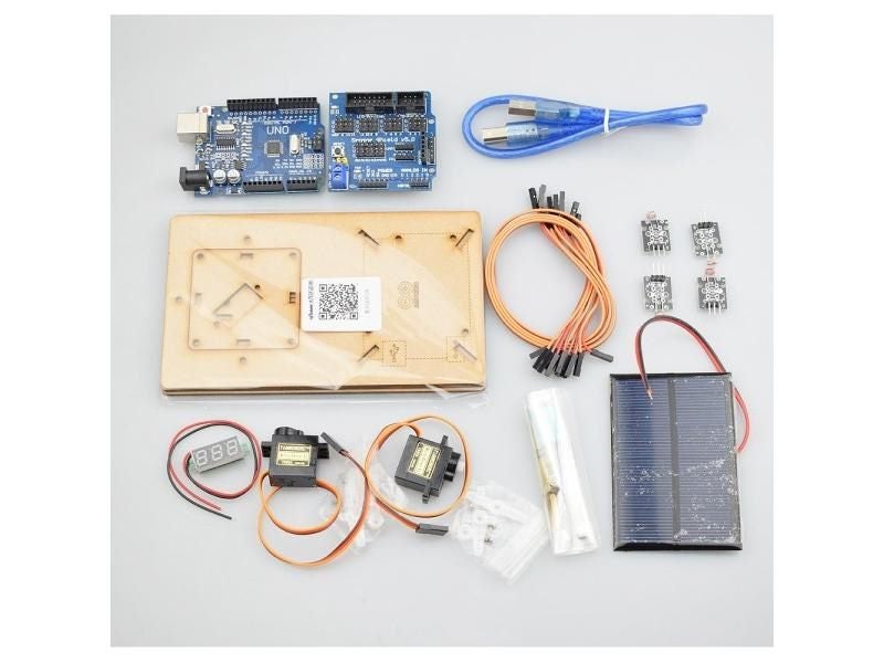 For Arduino Solar Tracking Equipment DIY STEM Programming Toys Parts Carousel 1