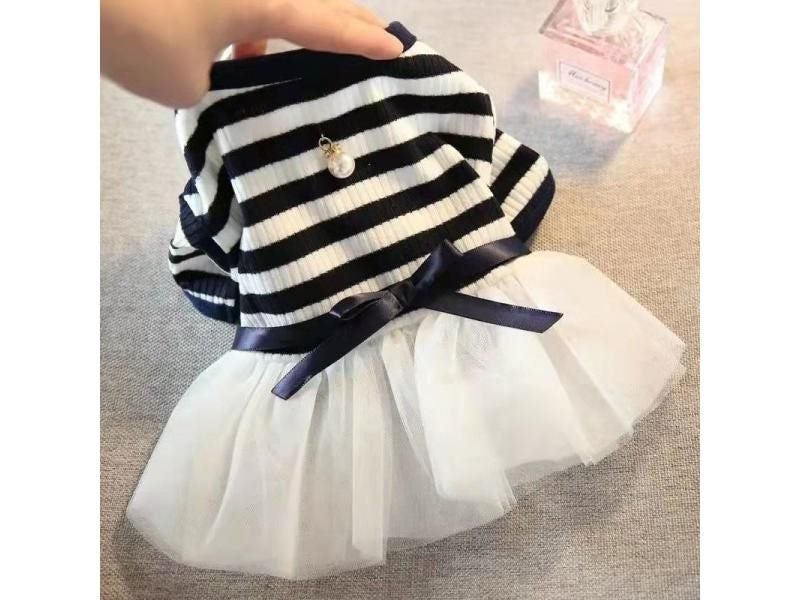 Summer Princess Pet Dress For Dogs Little Small Puppies Animal Cat Tutu Wedding Carousel 2