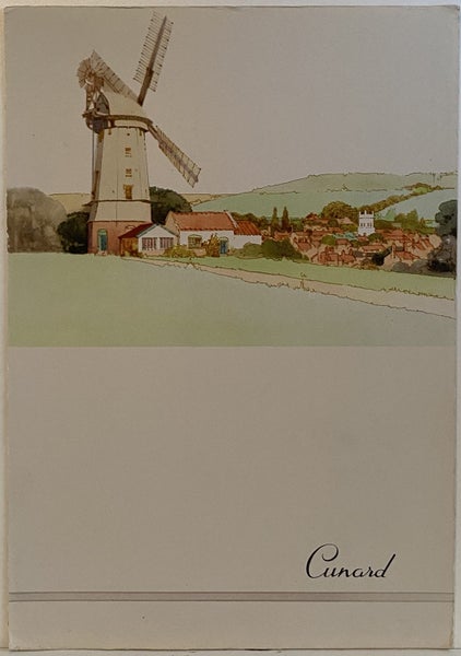 MARITIME MEMORABILIA: Cunard Line - RMS Queen Mary - Luncheon Menu 1952 Carousel 1