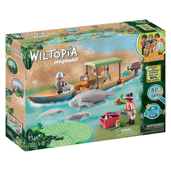 Playmobil Wiltopia Boat Trip to the Manatees Carousel 1