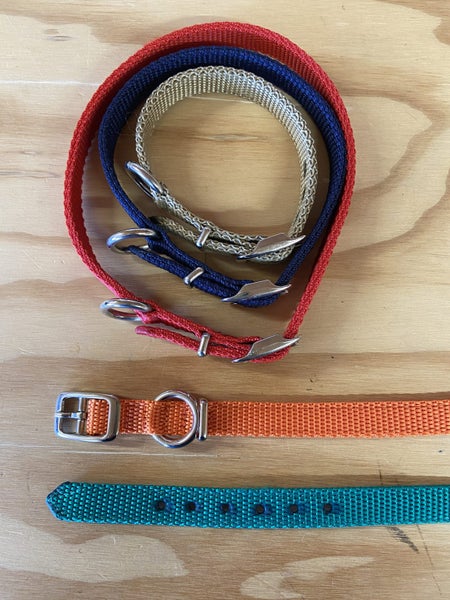 DOG - PUPPY COLLAR - 16mm wide webbing - NZ MADE Carousel 2
