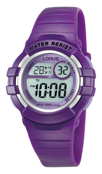 Lorus Youth Digital Watch - Purple Carousel 1