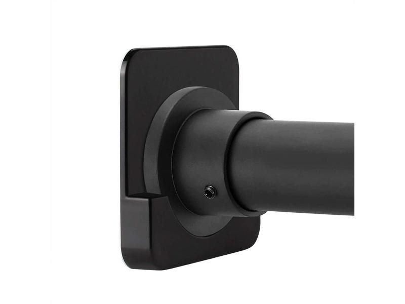 Universal Shower Curtain Rod Mount Holder For Wall Adhesive Shower Rod Tension Carousel 2