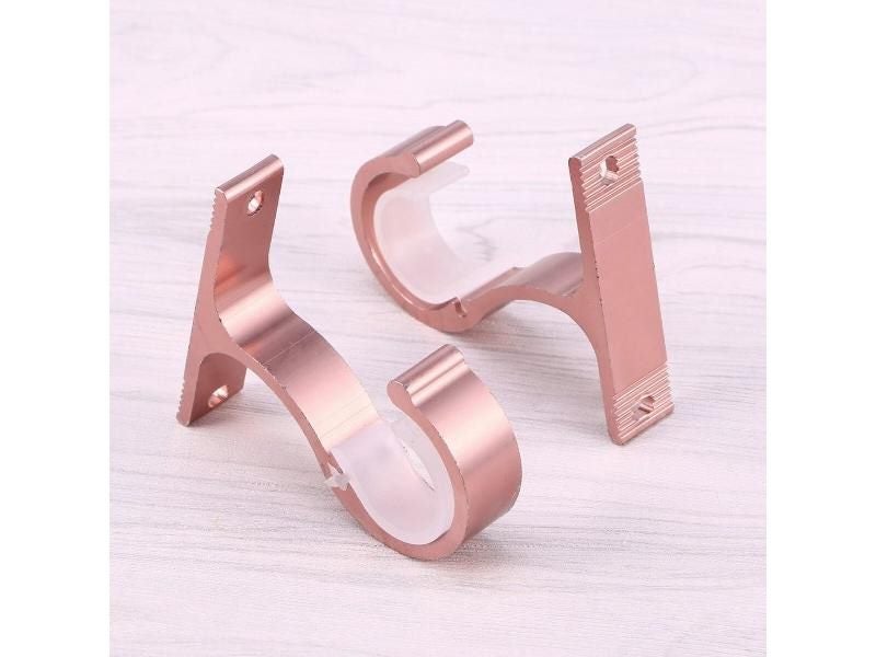 Curtain Rod Bracket Hooks Brackets Ceiling Holders Double Rods Window Holder Carousel 2