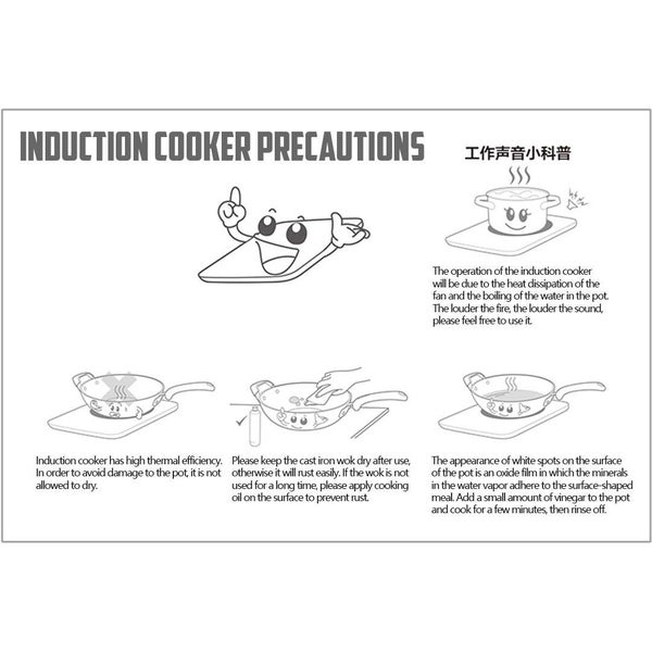 SOGA Electric Smart Induction Cooktop and 34cm Cast Iron Induction Crepe Pan ... Carousel 13
