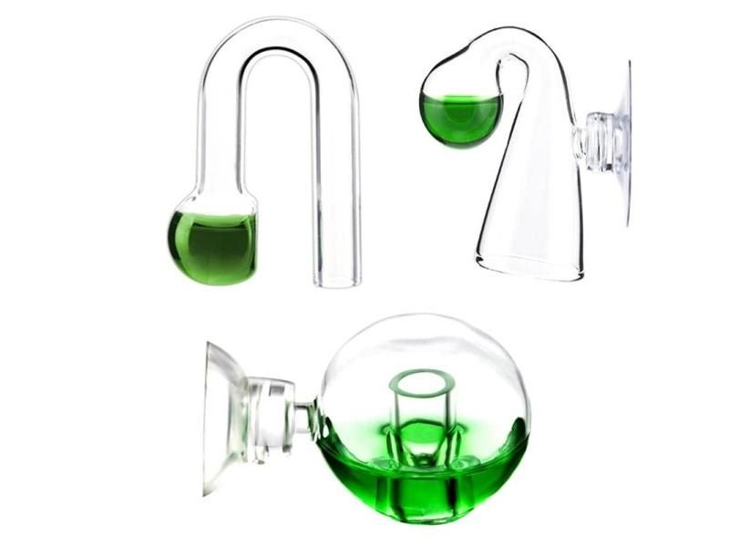 Diffuse Glass CO2 Drop Checker Aquarium Hang On CO2 Monitor Sensor Detector Carousel 2