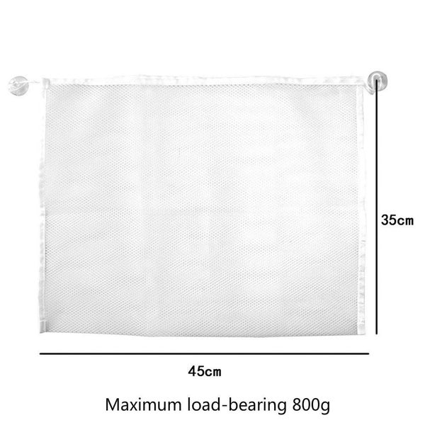 Baby Bath Bathtub Toy Mesh Storage Bag Suction Cup Mesh Bag Shower Toy Organizer Carousel 2