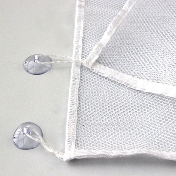 Baby Bath Bathtub Toy Mesh Storage Bag Suction Cup Mesh Bag Shower Toy Organizer Carousel 7