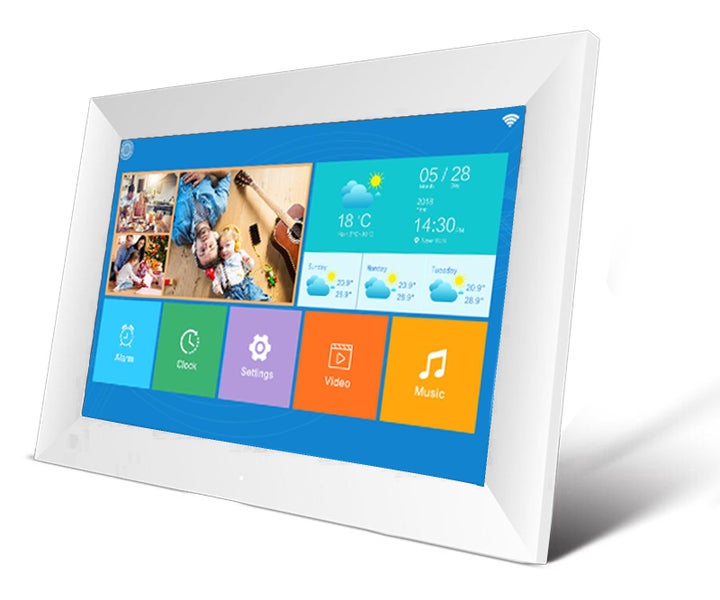 10.1" WiFi Digital Photo Frame Mobile APP 16GB Memory Touch Screen Multimedia... Carousel 1