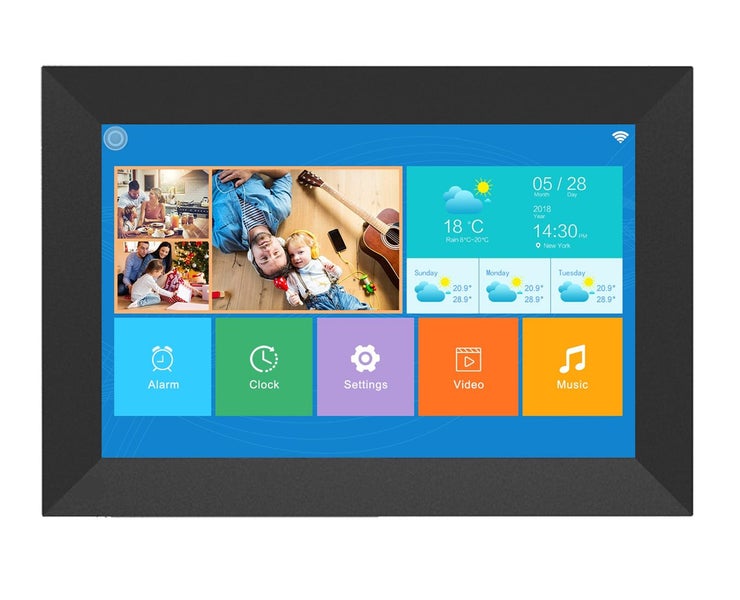 10.1" WiFi Digital Photo Frame Mobile APP 16GB Memory Touch Screen Multimedia... Carousel 2