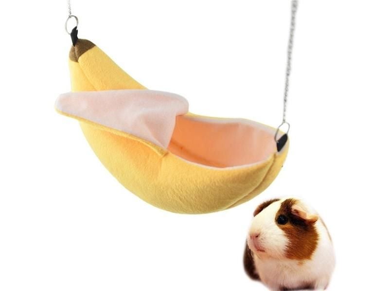 Animals Design Pet Banana Hamster Rat Hammock Cage House Nest Hamster Warm Carousel 2