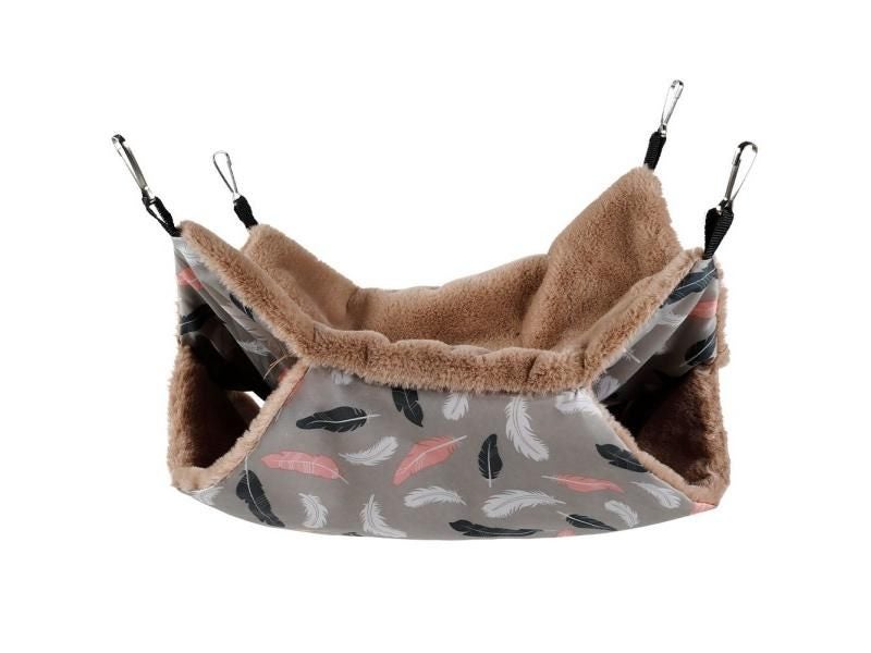 Winter Warm Hamster Hammock Guinea Pig Hanging Beds House For Small Animal Cage Carousel 1