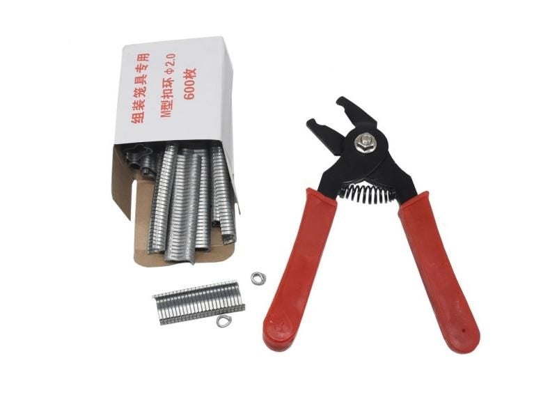 Hog Ring Pliers Hog Rings M Nails For Poultry Cage Installation Carousel 2