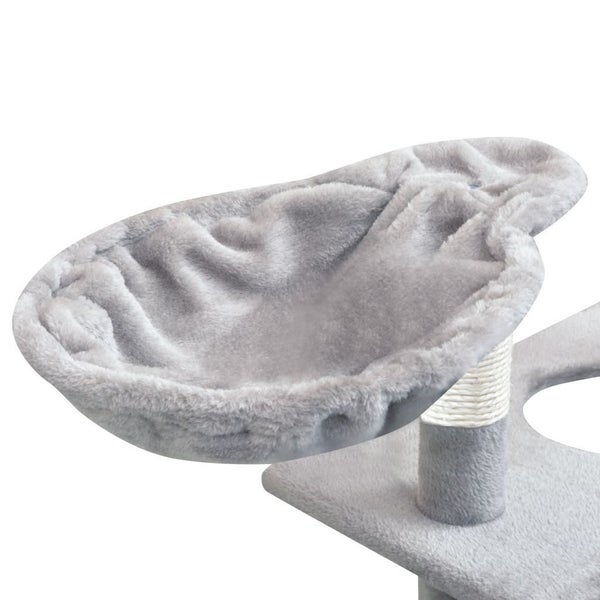 vidaXL Cat Tree with Sisal Scratching Posts 150 cm Grey Carousel 5