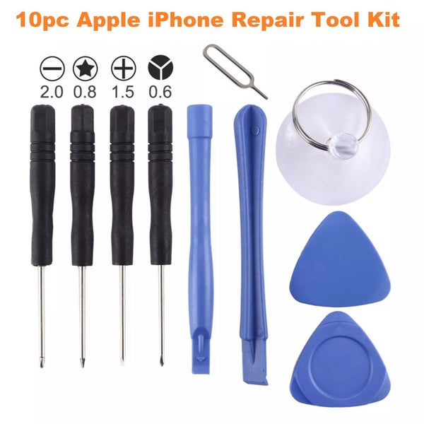 10PC Apple iPhone Opening Repair Tools/ Mobile Phone Screw Drivers Tool Kit Carousel 1