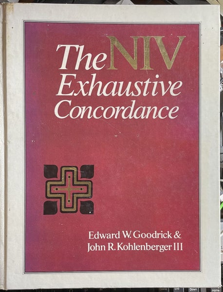 The Niv Exhaustive Concordance Carousel 1