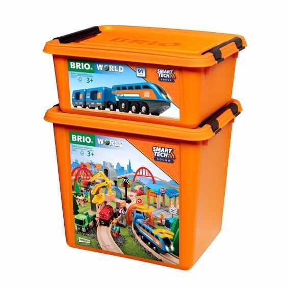 BRIO World Smart Tech - Sound Action Tunnel Deluxe Set Carousel 1