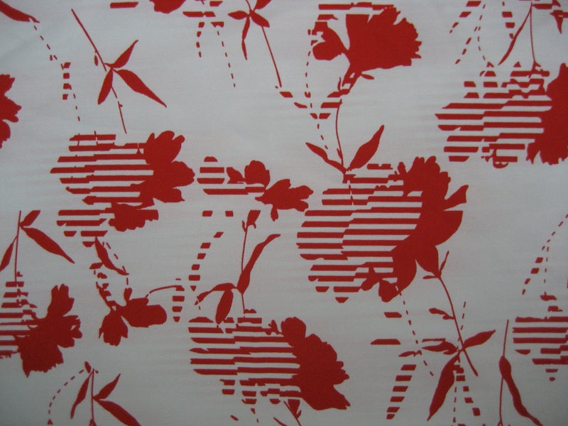 Polyester SEWING FABRIC Abstract Pattern MATERIAL 3.6m x 150cm Carousel 1
