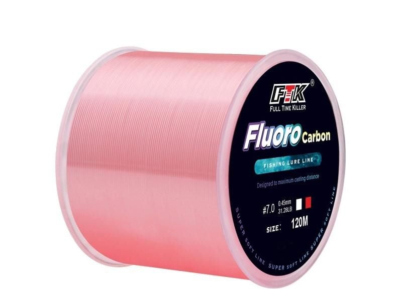 FTK 120m Invisible Fishing Line 0.20mm-0.60mm 7.15LB-45LB Super Strong Spotted Carousel 1