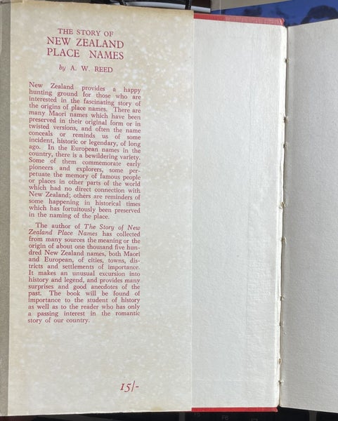 The Story of New Zealand Place Names by A. W. Reed Carousel 2