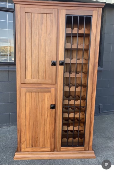 Hard to find solid rimu wine racks- FULLY RESTORED Carousel 1