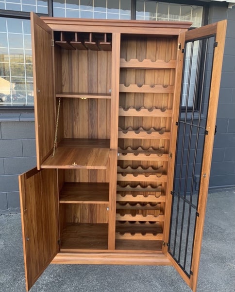 Hard to find solid rimu wine racks- FULLY RESTORED Carousel 2