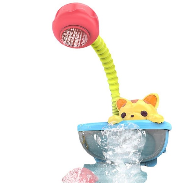 Bathtub Water Toy 2 in 1 Bubble Maker with Shower Carousel 1