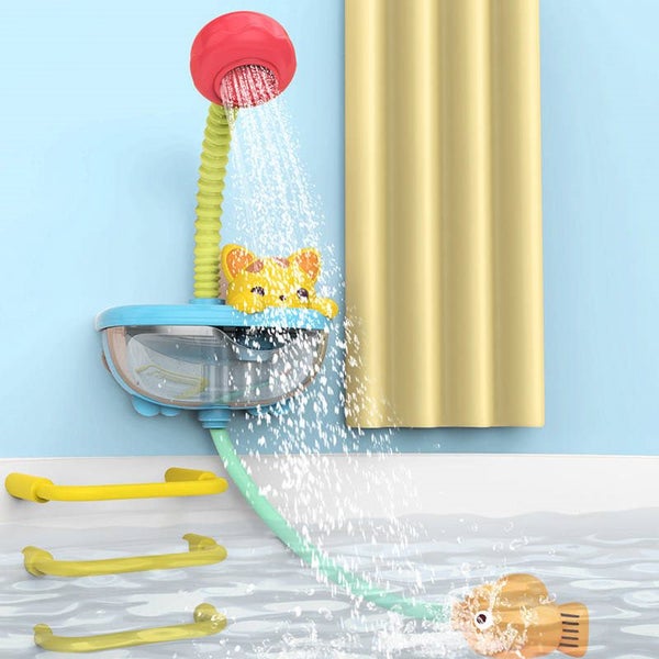 Bathtub Water Toy 2 in 1 Bubble Maker with Shower Carousel 6