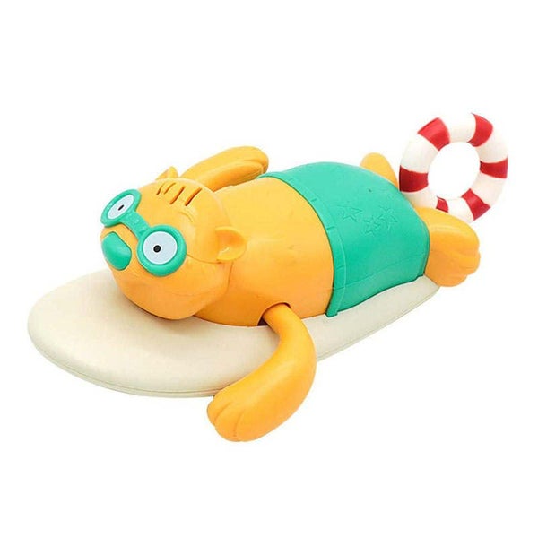 Baby Bath Toy Cute Wind Up Surfing Beaver Carousel 1