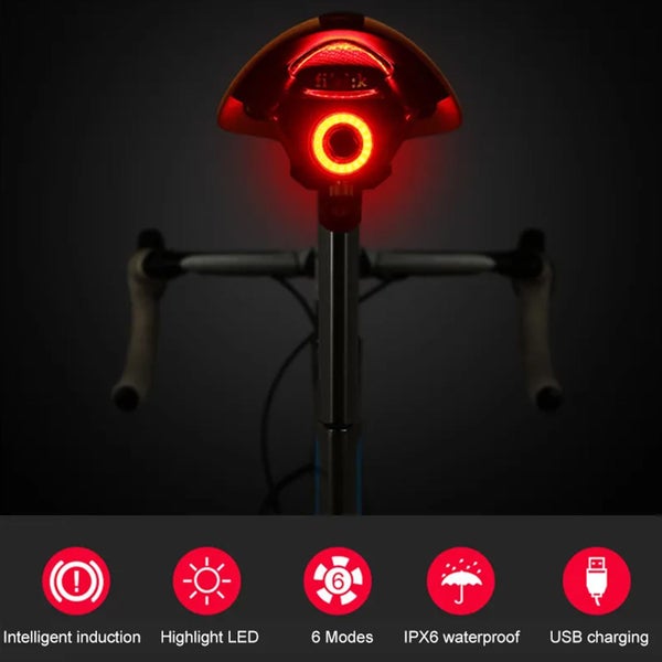 Smart Bike Light / Smart Tail Light / Smart Rear Light - Rechargeable Carousel 2