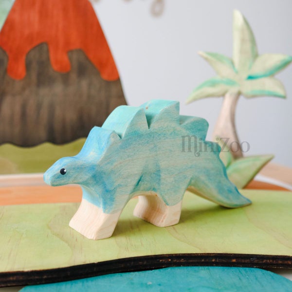 NOM Handcrafted Stegosaurus Vibrant Carousel 2