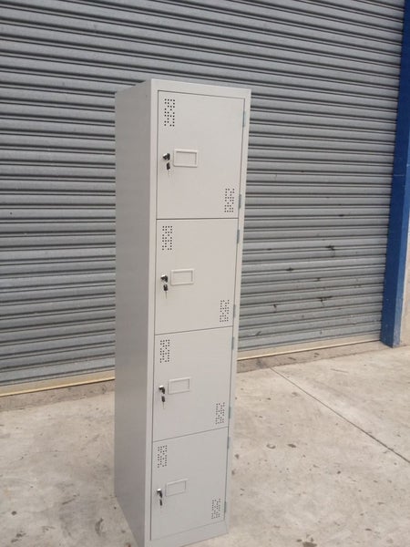 Industrial 4 Door Locker Assembled Carousel 1