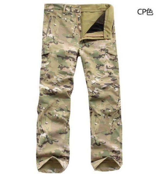 Waterproof CP Camo Tactical Shark Skin Softshell Outdoor Pants - Choose size Carousel 1