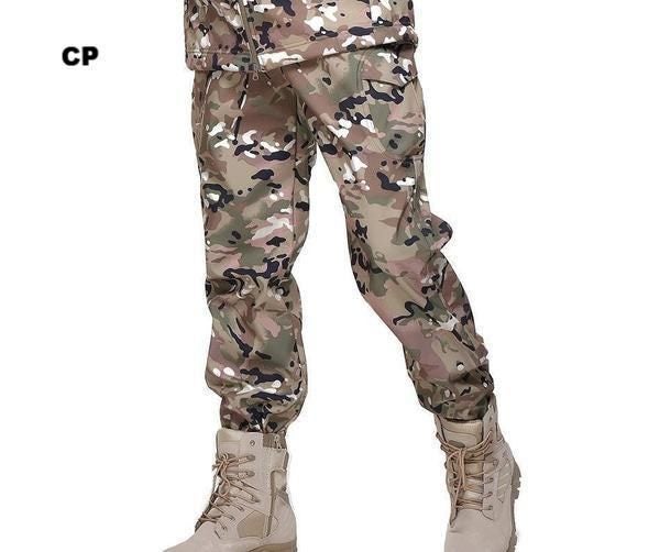 Waterproof CP Camo Tactical Shark Skin Softshell Outdoor Pants - Choose size Carousel 2