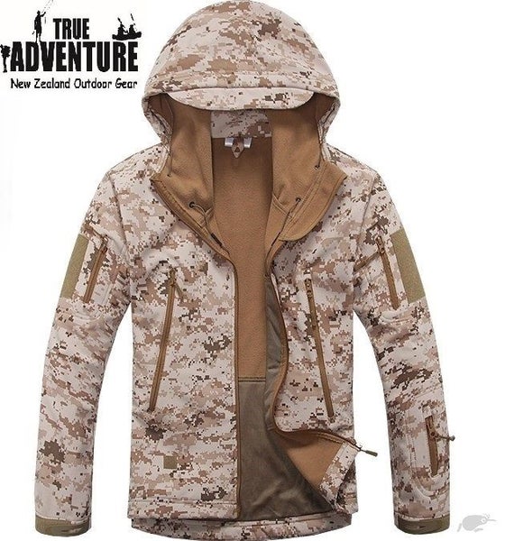 Waterproof Desert digital camo jacket - choose size as listed below Carousel 1