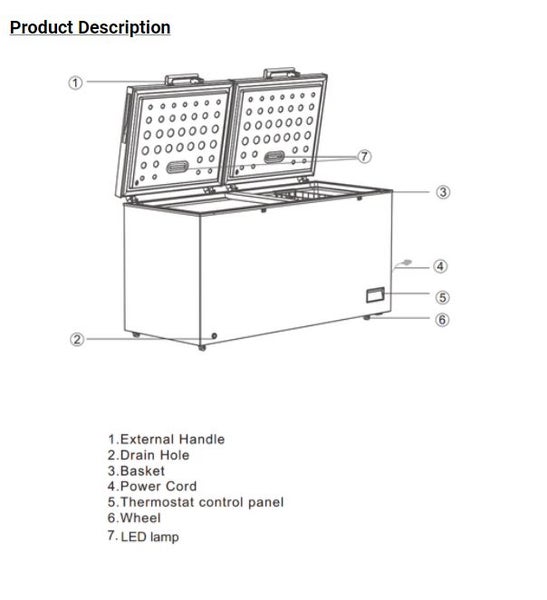 Imprasio 688L Chest Freezer IMCF708 Carousel 4