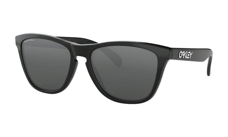 Oakley Frogskin Polished Black Sunglasses with Prizm Black Lens Carousel 1