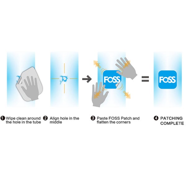 FOSS Glue-less Tire Patch - 6pcs / set Carousel 4