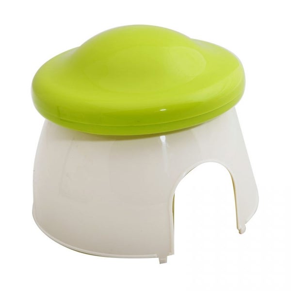 Pet One Critter Mouse Toy Sleep Out House Green White Carousel 1