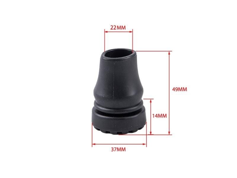 Crutches 19mm 22mm Anti Slip Walking Stick Feet Crutch Accessories Carousel 1