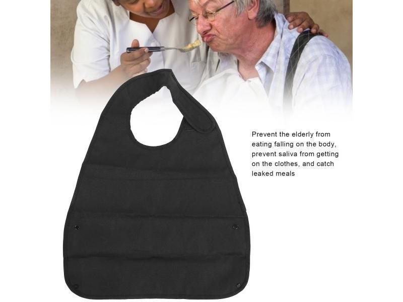 Adult Bibs Waterproof Soft Apron Adult Bibs Long Clothing Protector Elderly Carousel 1