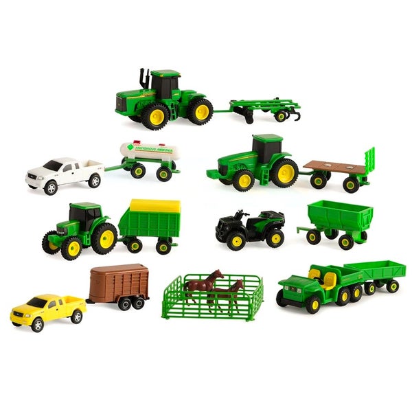 20pc 1:64 John Deere Vehicle Farm Kids Children Play Toy Value Set Assort 5+ Carousel 1