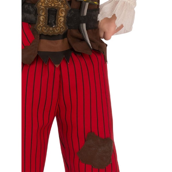 Pirate Matey Dress Up Kids Child Halloween Party Costume w Tricorn Hat Size M Carousel 4