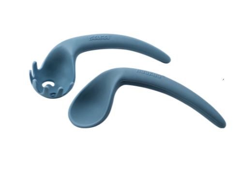 Haakaa: Silicone Self-Feeding Spoon Set - Bluestone Carousel 1
